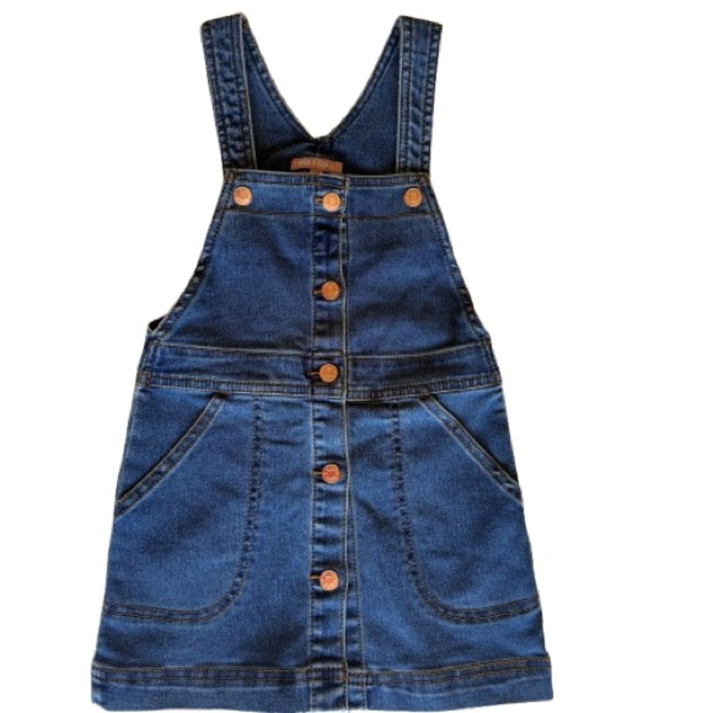BCBGirls Blue Denim Overalls with Adjustable Straps - LIKE NEW